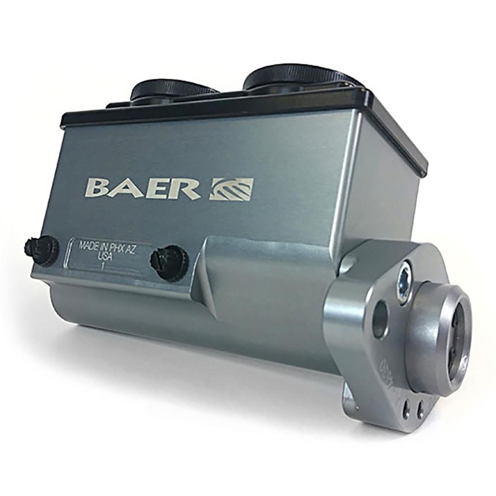 Baer Brakes Remaster Master Cylinders 6801303LP Cylinder, Remaster, Billet Aluminum, Gray Anodized, 1.125 in. Bore, Driver Side Ports, Mopar, Each thumbnail 2