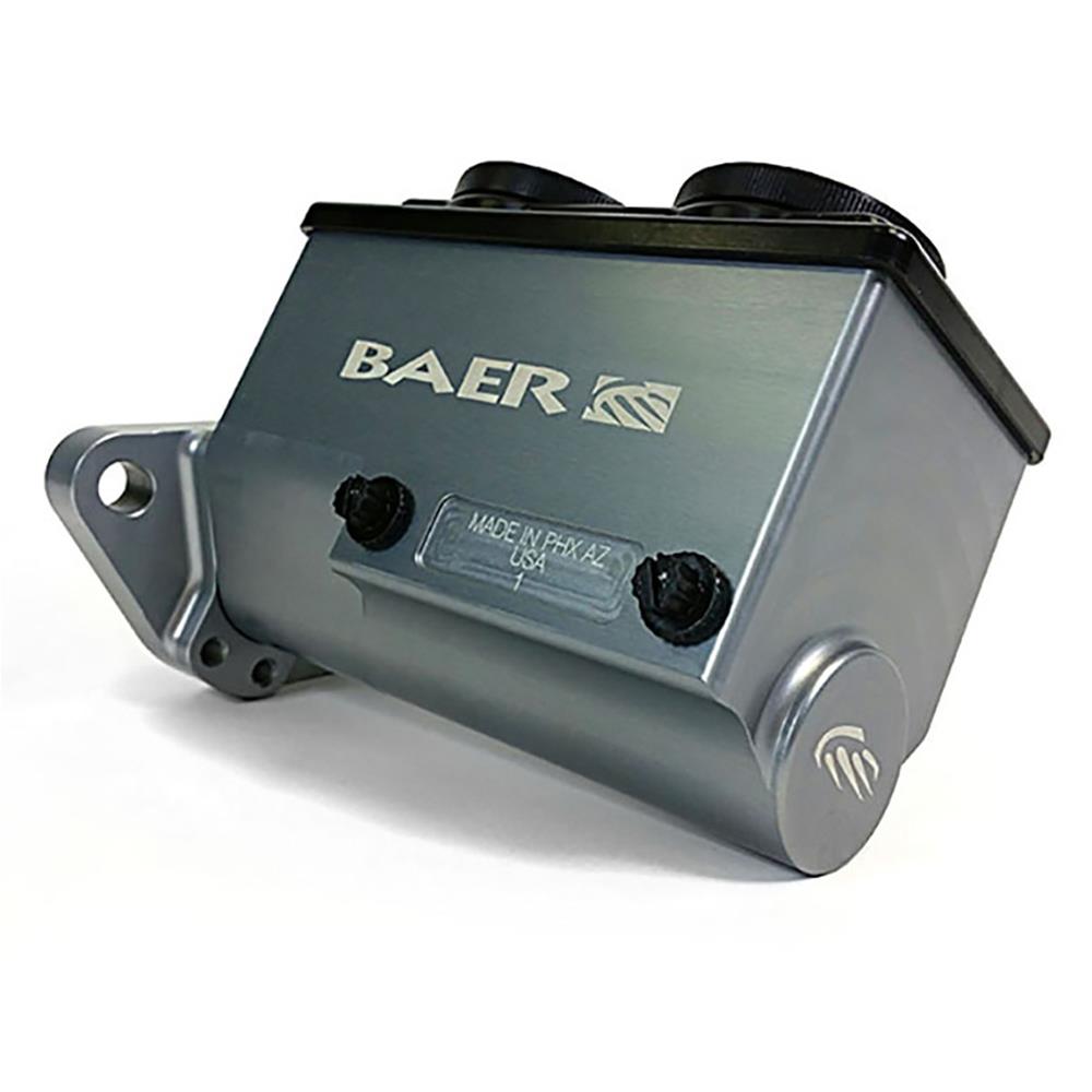 Baer Brakes Remaster Master Cylinders 6801300RP Cylinder, Remaster, Billet Aluminum, Gray Anodized, 1.000 in. Bore, Passenger Side Ports, Mopar, Each thumbnail 2