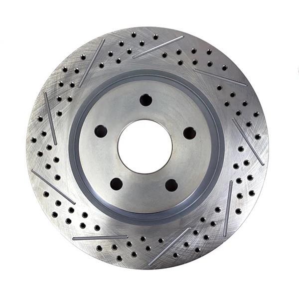 Baer Brakes Replacement Brake Rotors 6920078 Rotor, Vented, Cross-Drilled/Slotted, 11.00 in. Diameter, 0.810 in. Thick, Iron, Zinc plated, Each