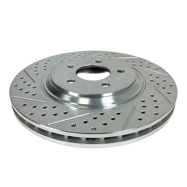 Baer Brakes Replacement Brake Rotors 6910048 Rotor, Vented, Cross-Drilled/Slotted, 11.00 in. Diameter, 1.020 in. Thick, Iron, Zinc plated, Each thumbnail 2