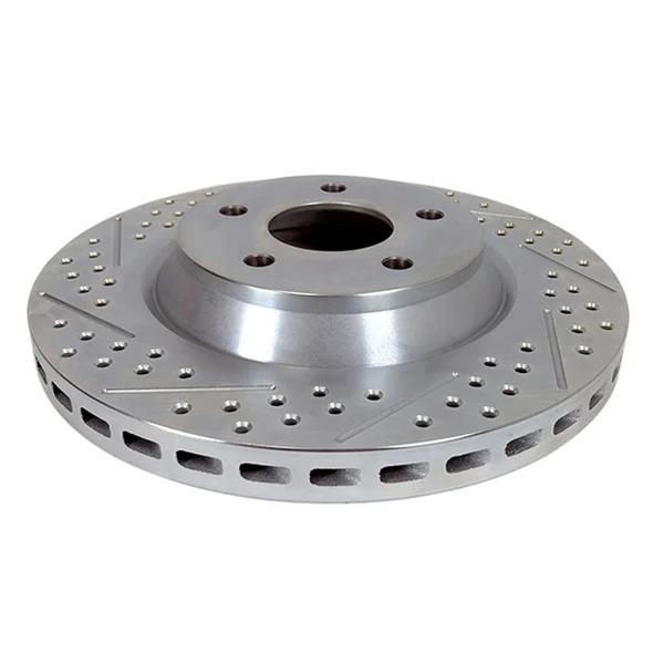 Baer Brakes Replacement Brake Rotors 6920078 Rotor, Vented, Cross-Drilled/Slotted, 11.00 in. Diameter, 0.810 in. Thick, Iron, Zinc plated, Each thumbnail 2