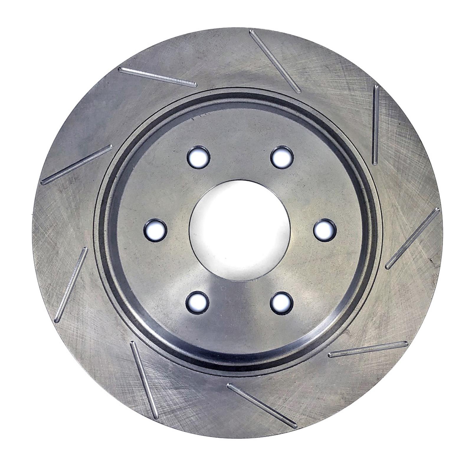 Baer Brakes Replacement Brake Rotors 6910225 Rotor, Replacement, Vented, 3.098 in. Center, Slotted, 14.00 in. OD, 6 x 5.50 in., Iron, Natural, 1-Piece, Left, Each