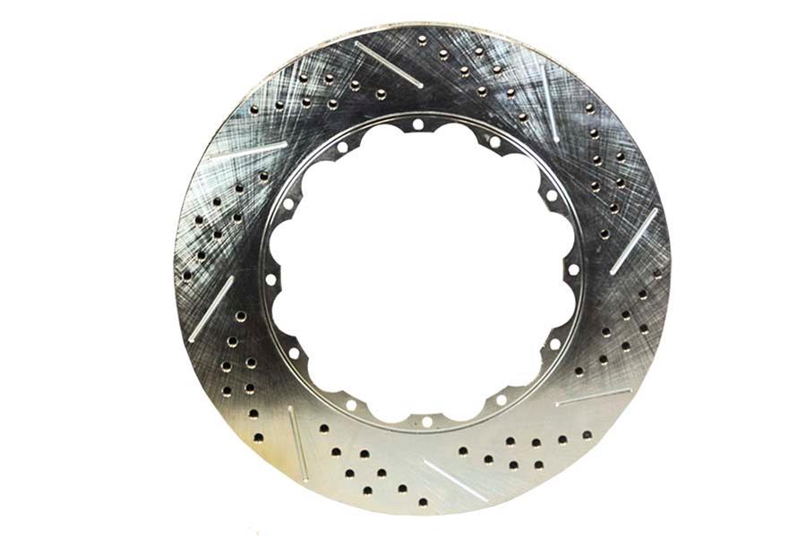 Baer Brakes Replacement Brake Rotors 6910312 Rotor, Vented, Cross-Drilled/Slotted, 12.80 in. Diameter, 1.260 in. Thick, Iron, Zinc plated, Each