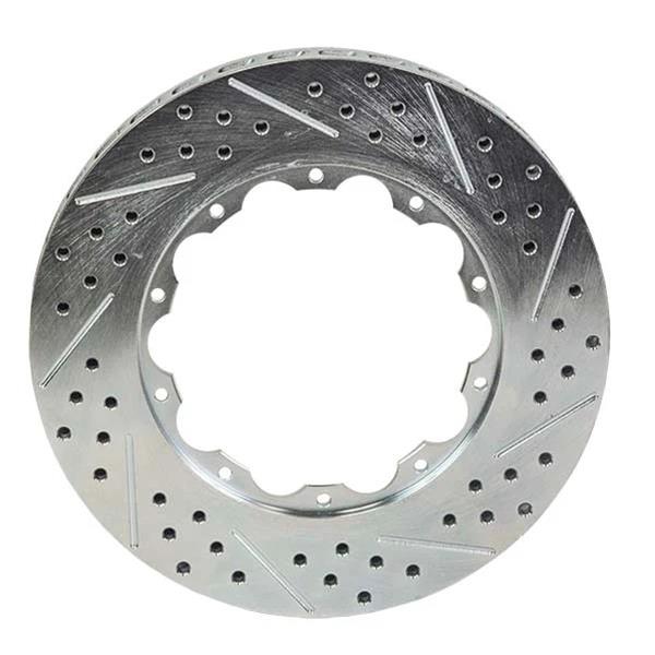 Baer Brakes Replacement Brake Rotors 6920354 Rotor, Vented, Cross-Drilled/Slotted, 11.00 in. Diameter, 0.810 in. Thick, Iron, Zinc plated, Each thumbnail 2