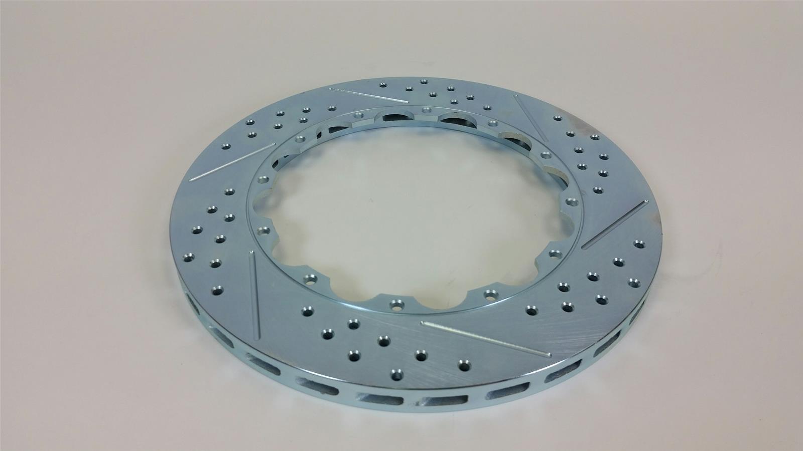 Baer Brakes Replacement Brake Rotors 6910366 Rotor, Vented, Cross-Drilled/Slotted, 14.00 in. Diameter, 0.750 in. Thick, Iron, Zinc plated, Each