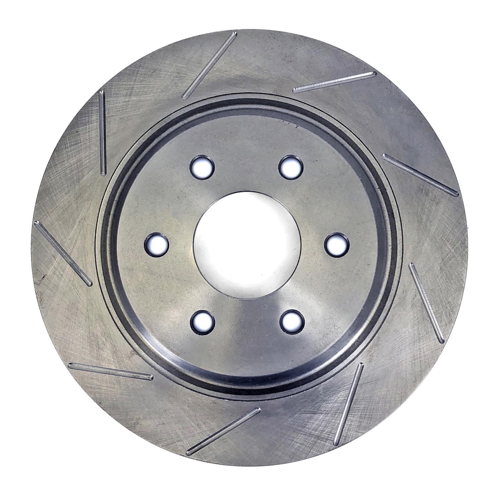Baer Brakes Replacement Brake Rotors 6920225 Rotor, Replacement, Vented, 3.098 in. Center, Slotted, 14.00 in. OD, 6 x 5.50 in., Iron, Natural, 1-Piece, Right, Each