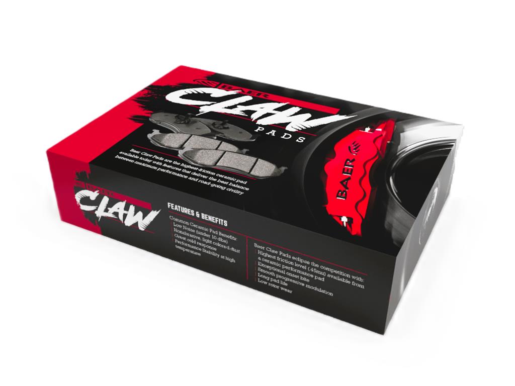 Baer Brakes Claw Ceramic Brake Pads D0785 Pads, Sport-Touring, Ceramic, Cadillac, Chevy, GMC, Hummer, Set of 4 thumbnail 2