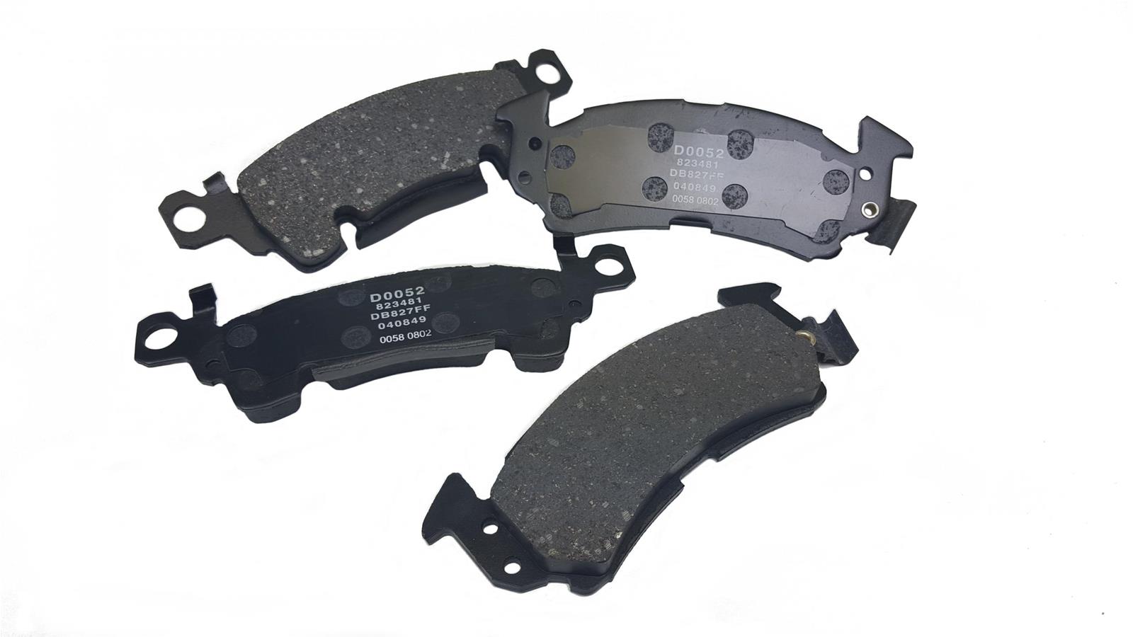 Baer Brakes Claw Ceramic Brake Pads D0052 Pads, Claw, Ceramic, Matrix, Front, Buick, Cadillac, Checker, Chevrolet, GMC, Jeep, Oldsmobile, Pontiac, Set
