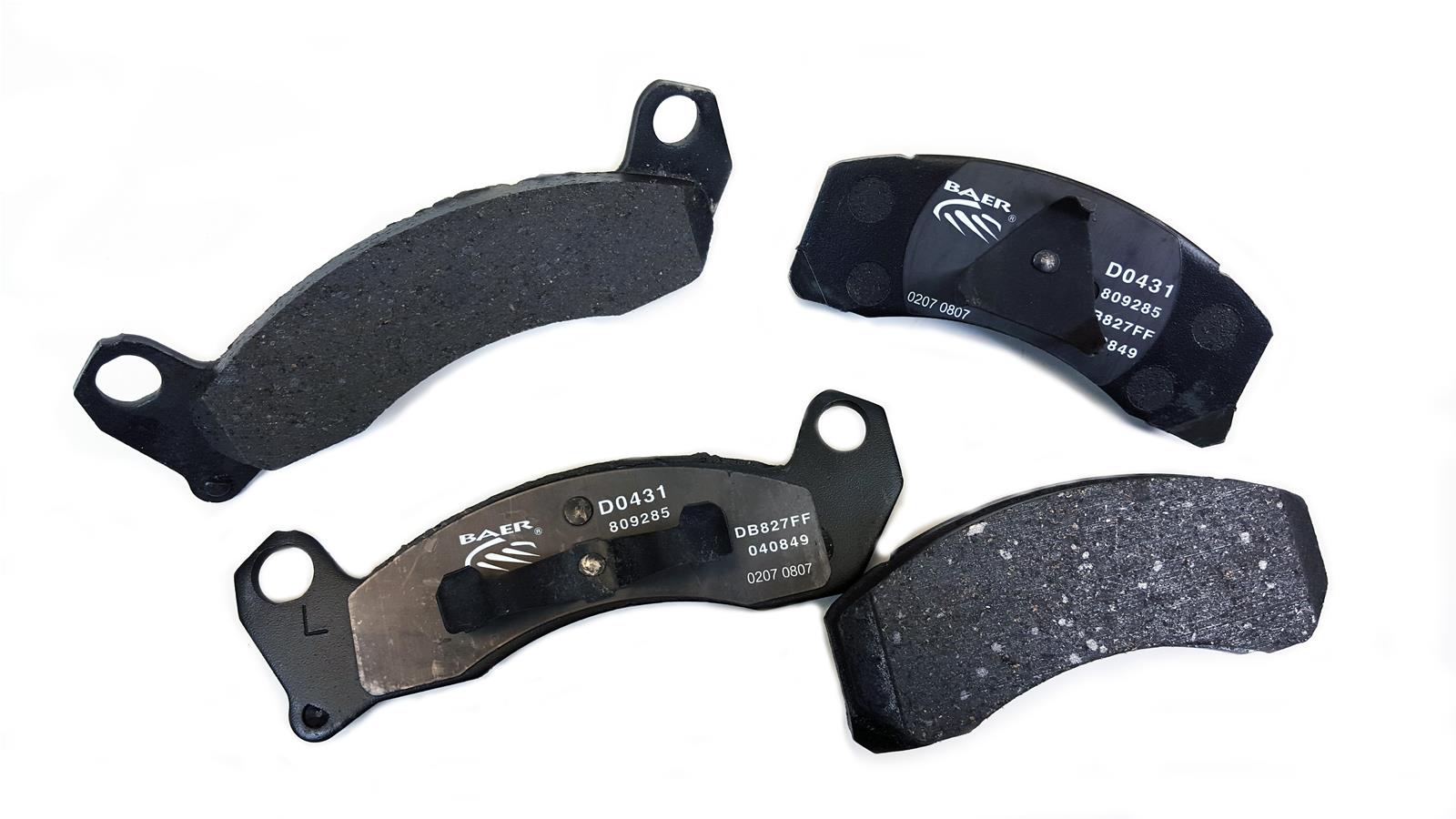 Baer Brakes Claw Ceramic Brake Pads for 1987-1993 MUSTANG - D0431 Pads, Ceramic, Matrix, Front, Ford, Set
