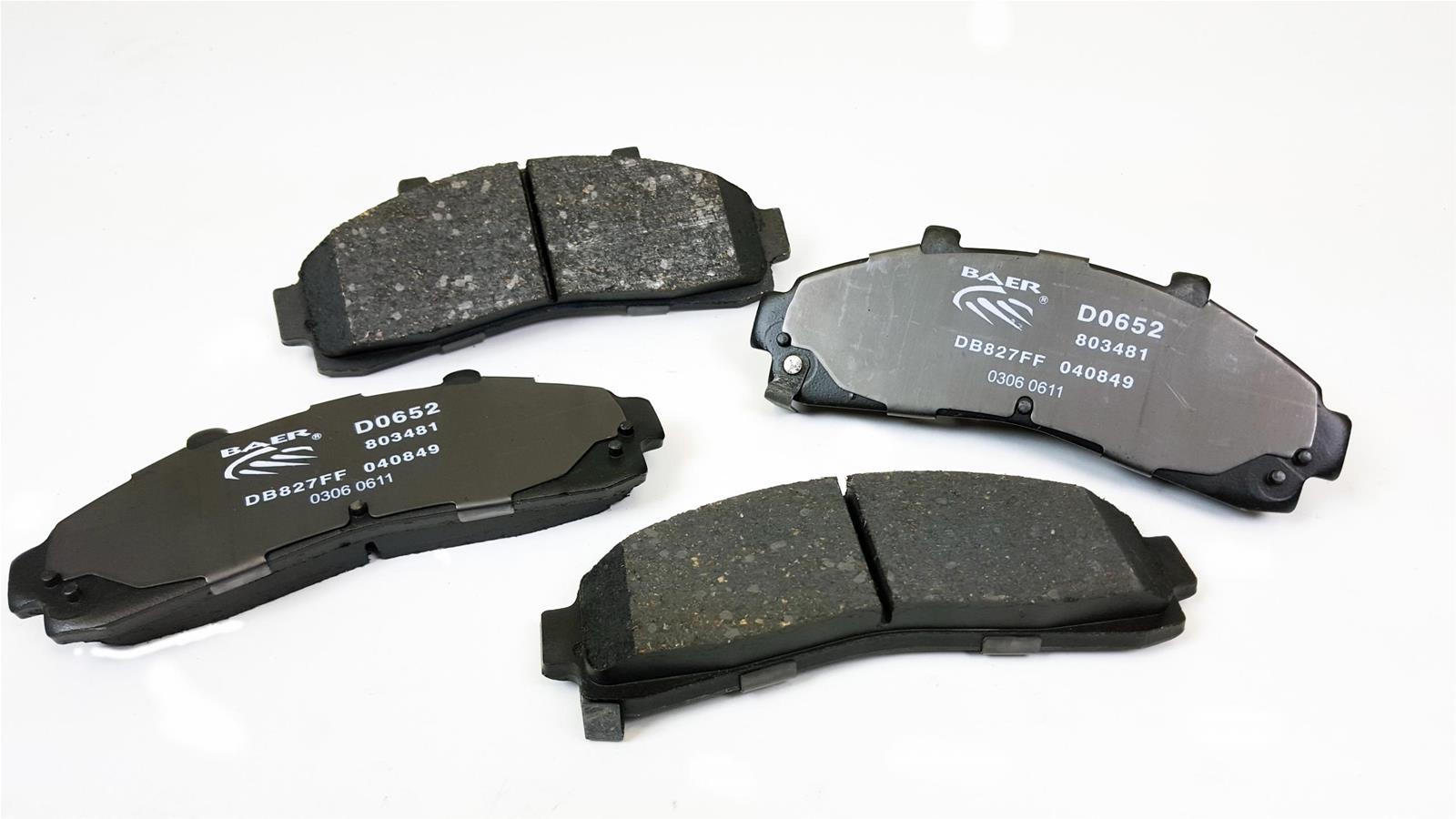 Baer Brakes Claw Ceramic Brake Pads D0652 Pads, Ceramic, Matrix, Front, Ford, Mazda, Mercury, Set