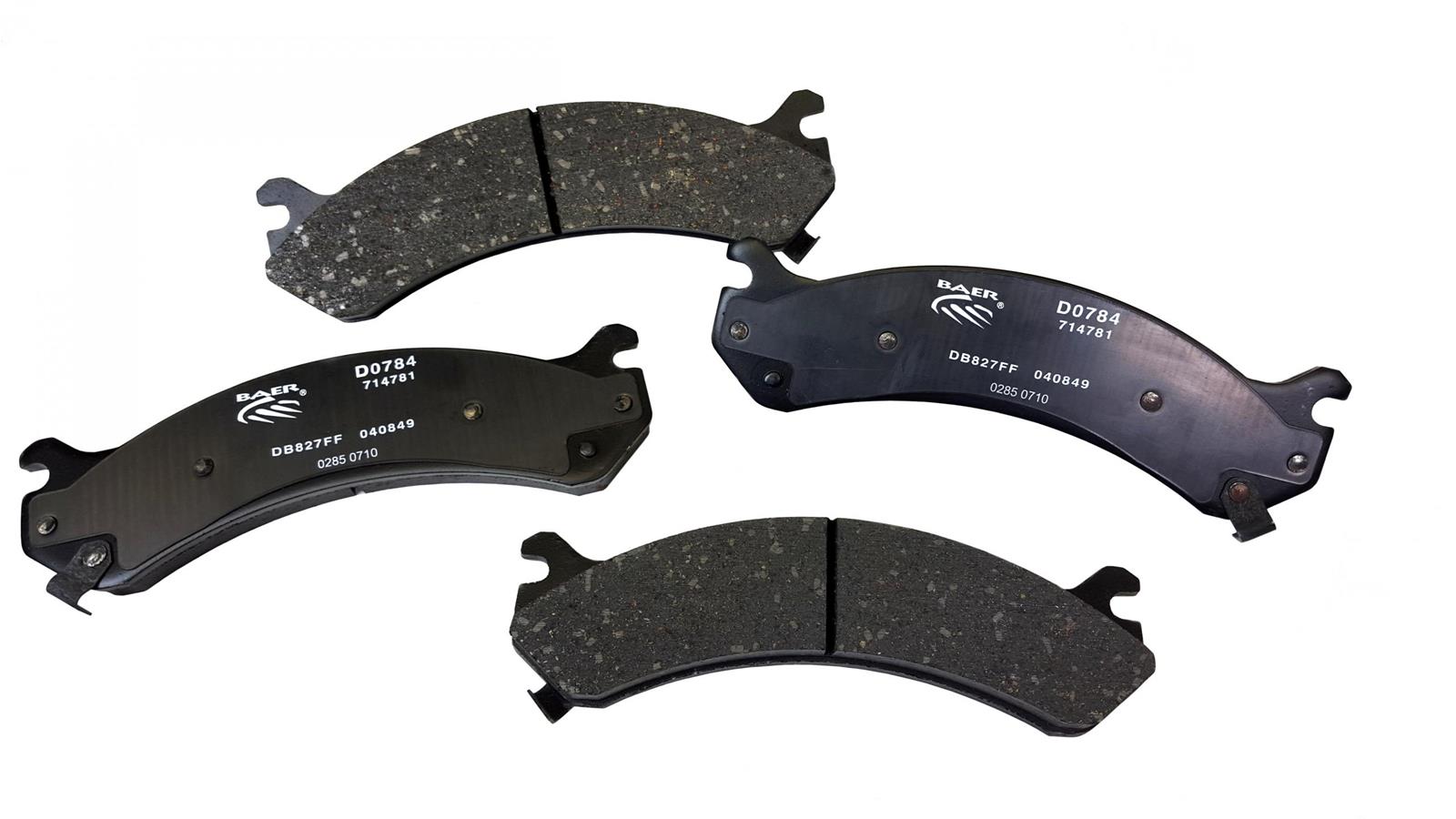 Baer Brakes Claw Ceramic Brake Pads D0784 Pads, Ceramic, Matrix, Front, Cadillac, Chevrolet, GMC, Hummer, Set