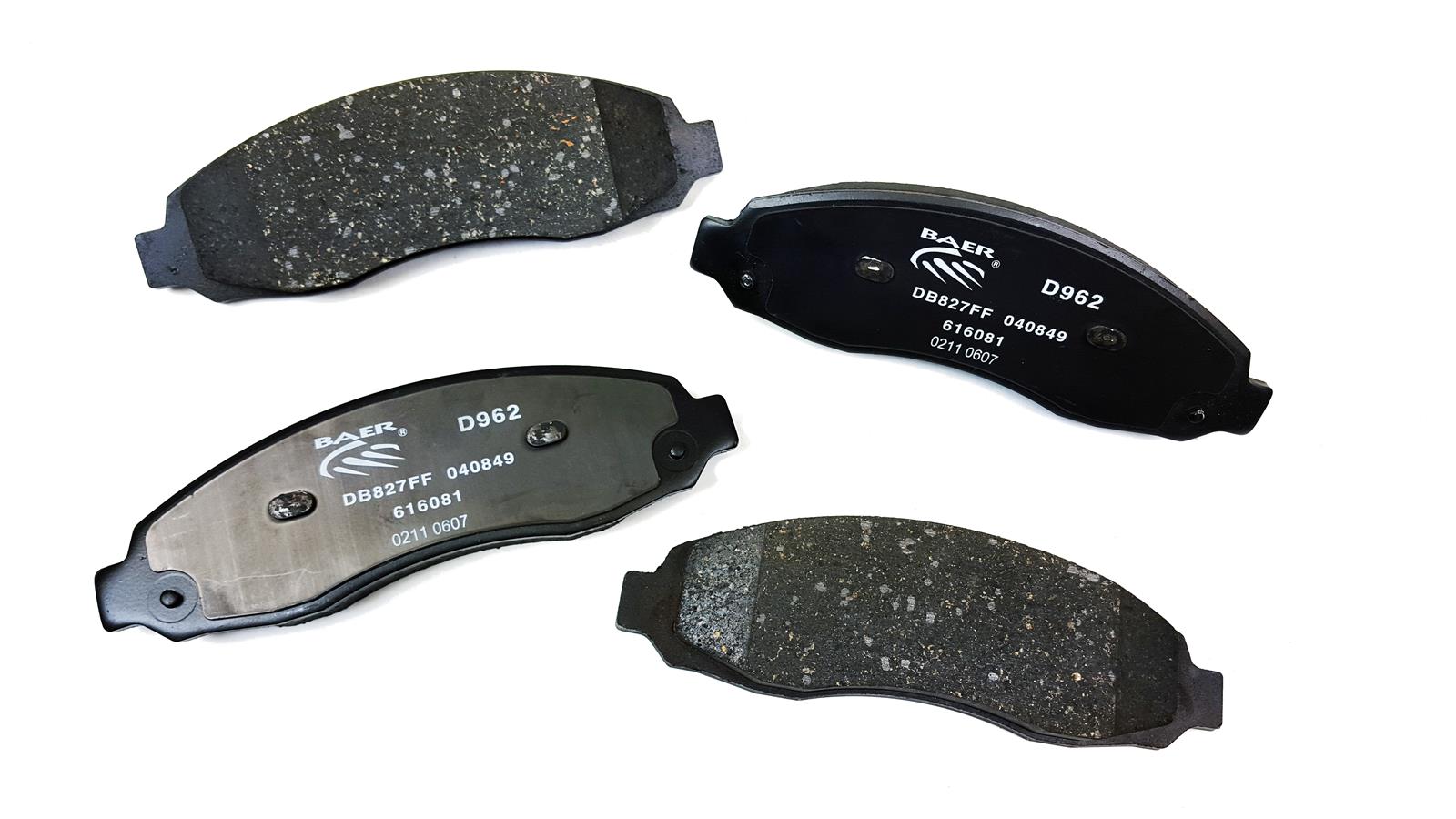 Baer Brakes Claw Ceramic Brake Pads for 2003-2004 DAKOTA - D0962 Pads, Ceramic, Matrix, Front, Dodge, Set