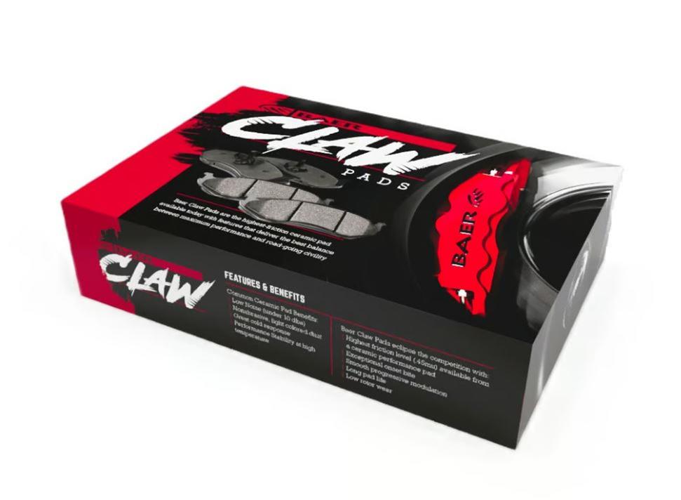 Baer Brakes Claw Ceramic Brake Pads for 2005-2023 300, 2006-2007 CHARGER, 2005-2008 MAGNUM - D1057 Pads, Ceramic, Matrix, Rear, Chrysler, Dodge, Set thumbnail 3