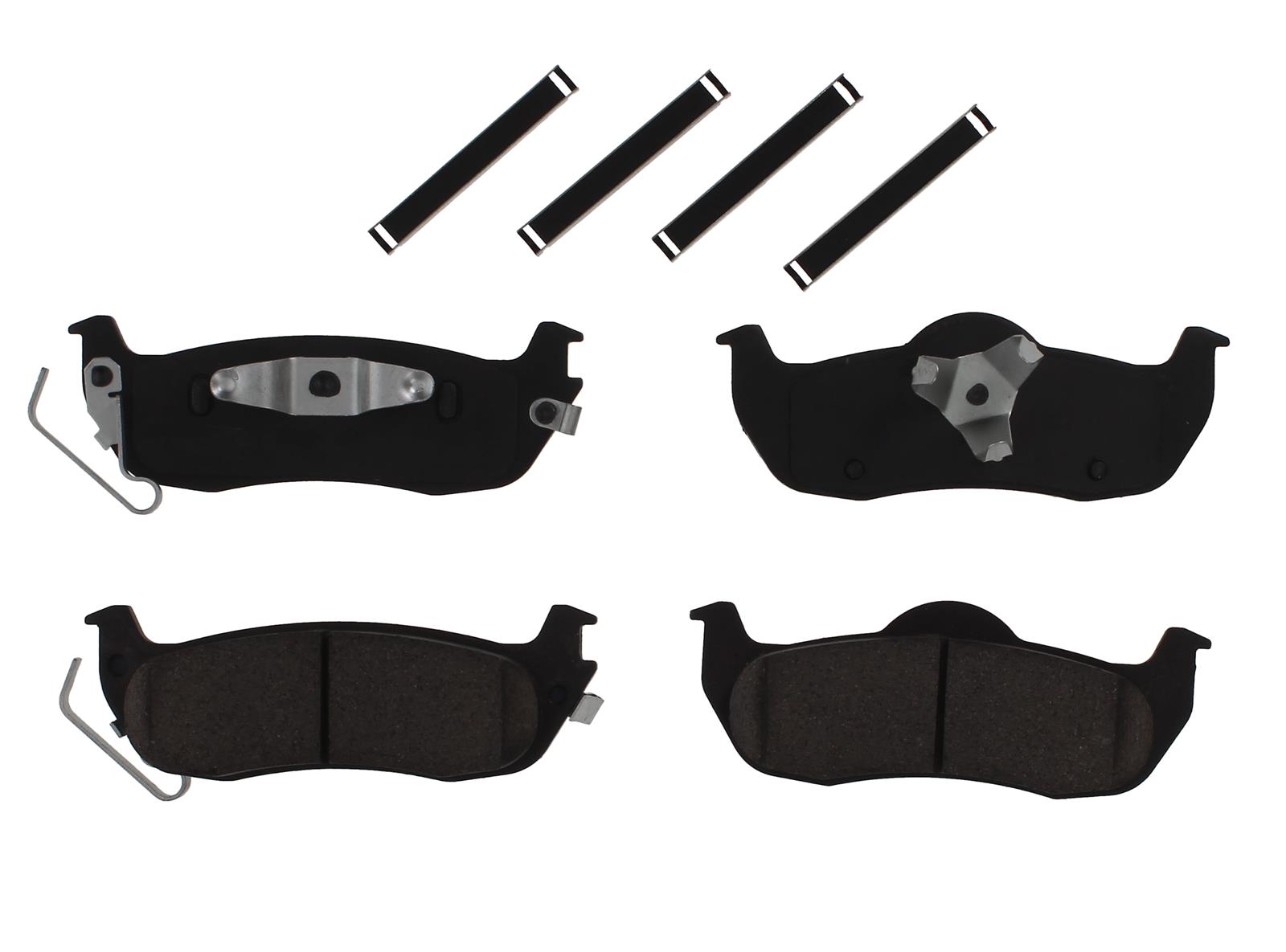 Baer Brakes Claw Ceramic Brake Pads D1041 Pads, Ceramic, Matrix, Rear, for Infiniti, for Nissan, Jeep, Set
