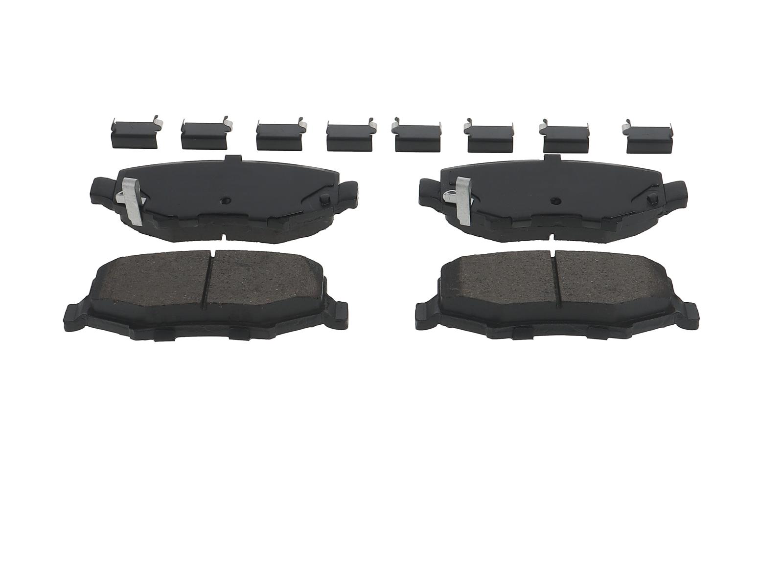 Baer Brakes Claw Ceramic Brake Pads for 2008-2012 LIBERTY, 2007-2011 NITRO, 2007-2018 WRANGLER - D1274 Pads, Ceramic, Matrix, Rear, Dodge, Jeep, Set