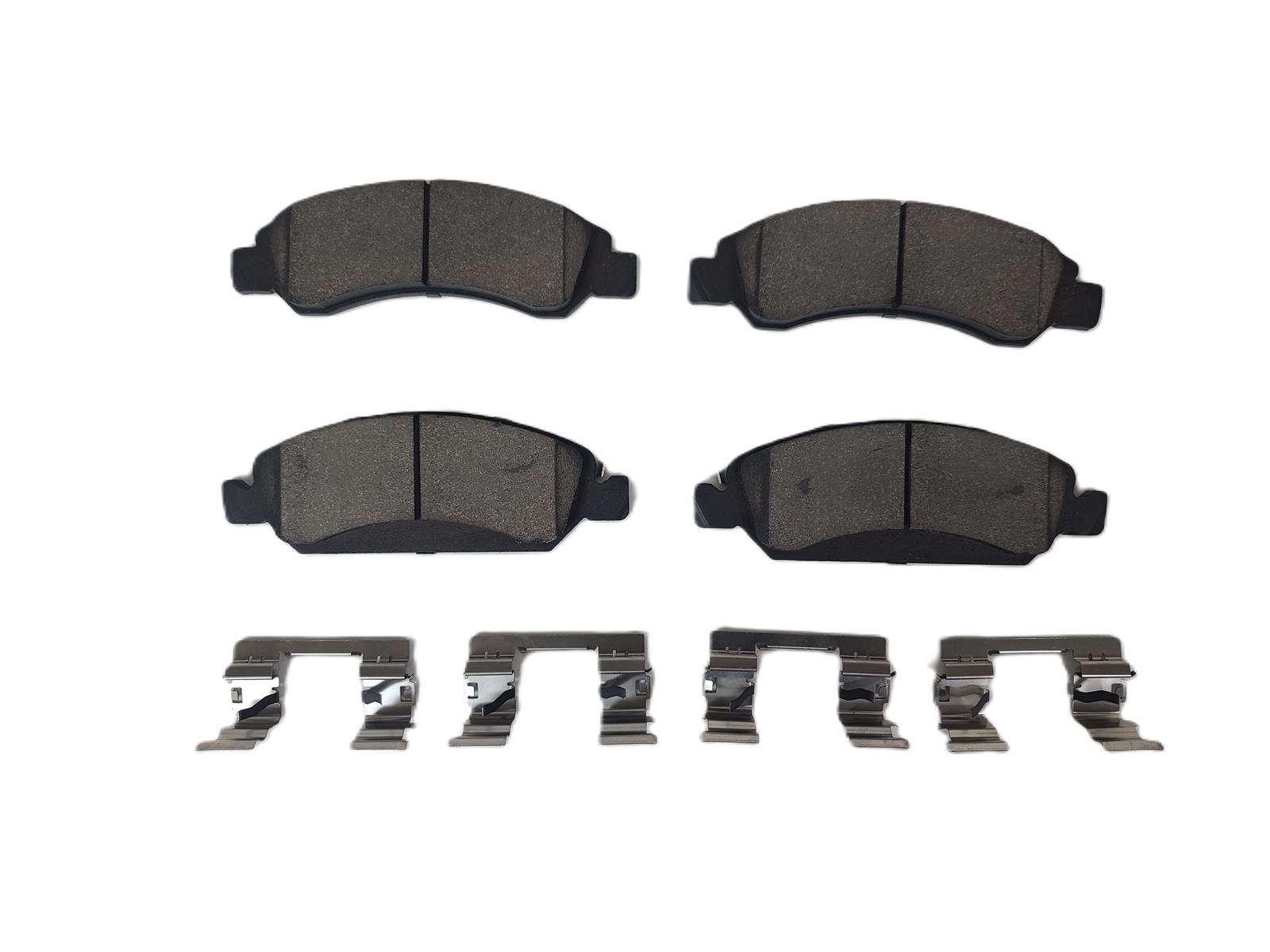 Baer Brakes Claw Ceramic Brake Pads D1363 Pads, Ceramic, Matrix, Front, Cadillac, Chevrolet, GMC, Set
