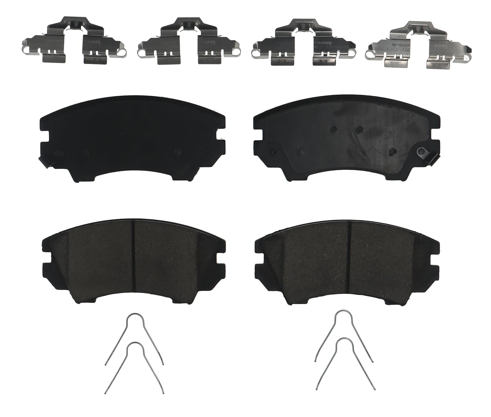Baer Brakes Claw Ceramic Brake Pads D1404 Pads, Ceramic, Matrix, Front, Chevrolet, Saab, Set