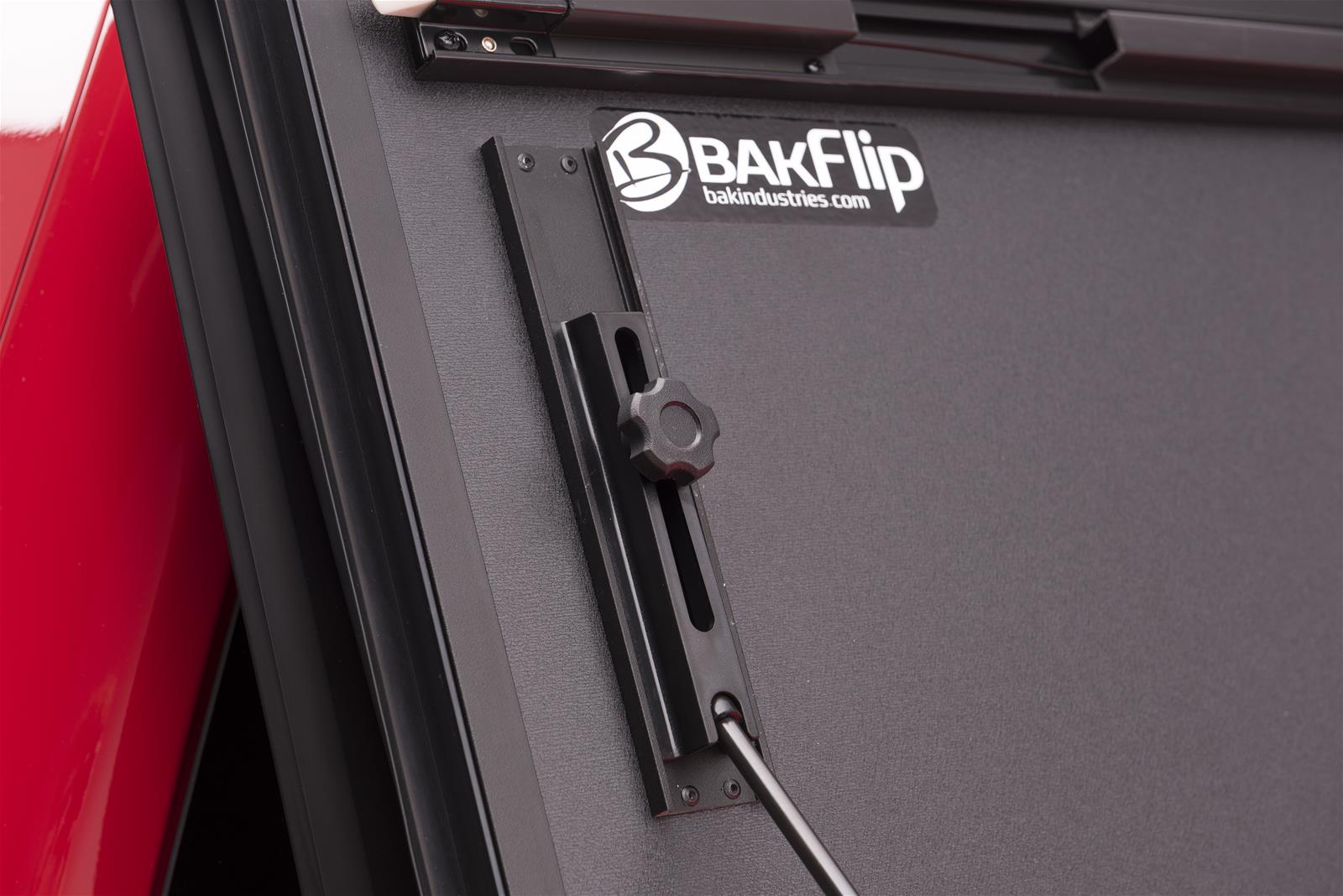 BAK BakFlip MX4 Tonneau Covers 48406 Cover, MX4, Folding, Aluminum, Matte Black, Toyota, 5 ft. Truck Bed Length, Each thumbnail 4