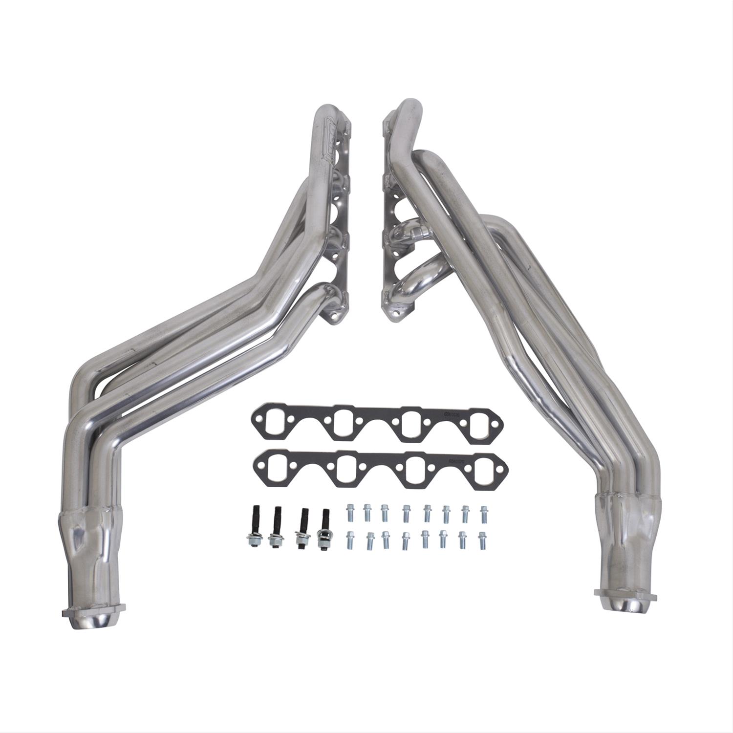 BBK Full-Length Headers 15190 Headers, Long Tube, Steel, Ceramic Coated, Ford, 5.0L, Pair thumbnail 2