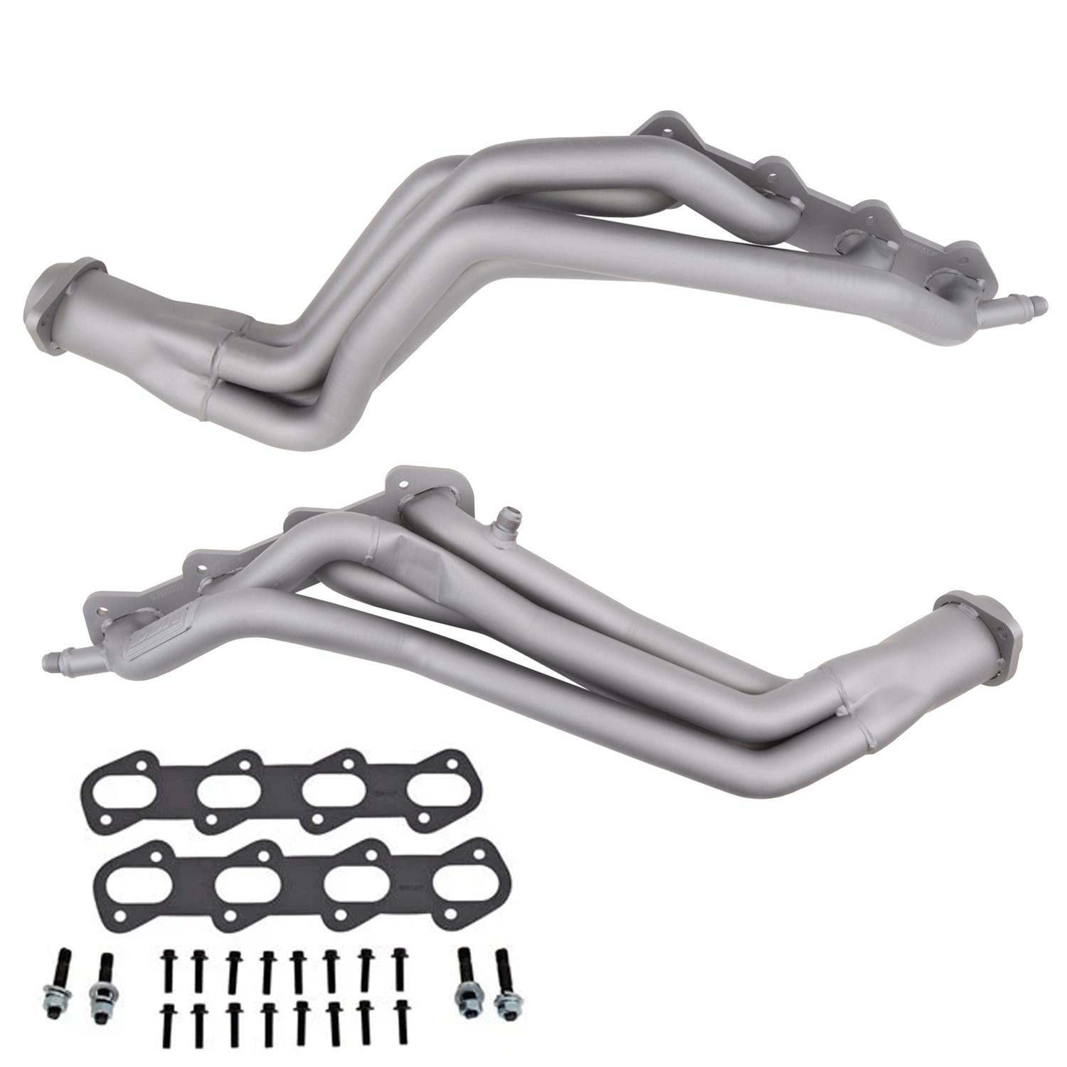 BBK Full-Length Headers 1532 Headers, Long Tube, Steel, Titanium Ceramic, Ford, 4.6L, DOHC, Pair