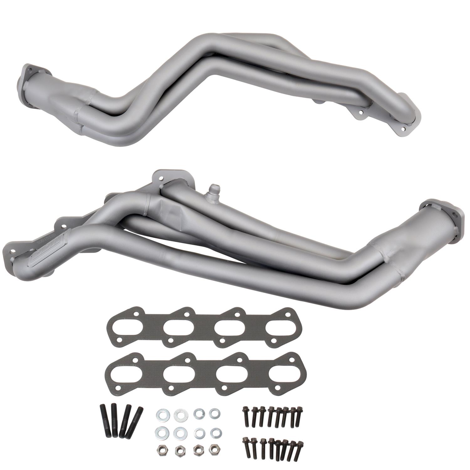 BBK Full-Length Headers 1533 Headers, Long Tube, Steel, Titanium Ceramic Coated, Ford, 4.6L DOHC, Pair