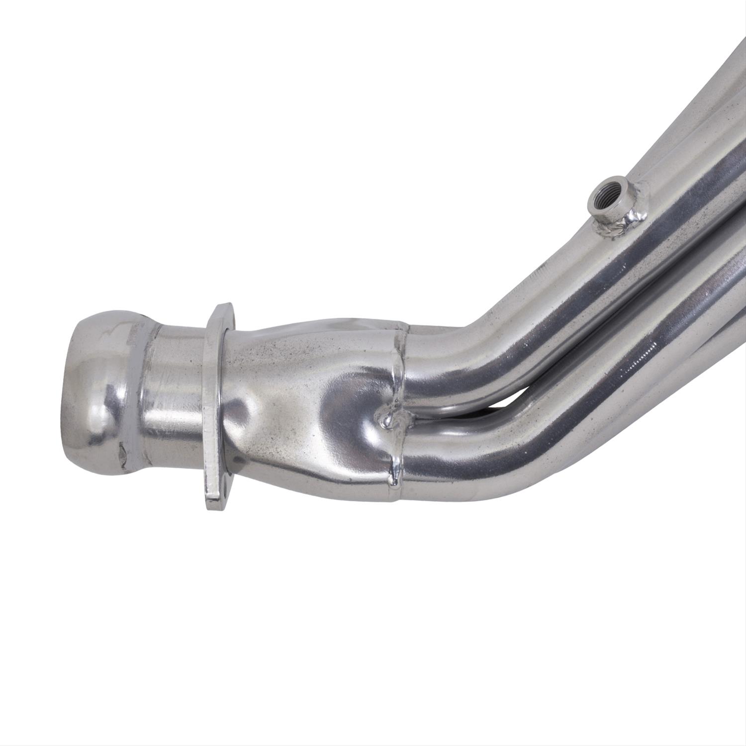 BBK Full-Length Headers 16140 Headers, Long Tube, Steel, Silver Ceramic Coated, Chevy, GMC, Kit thumbnail 2