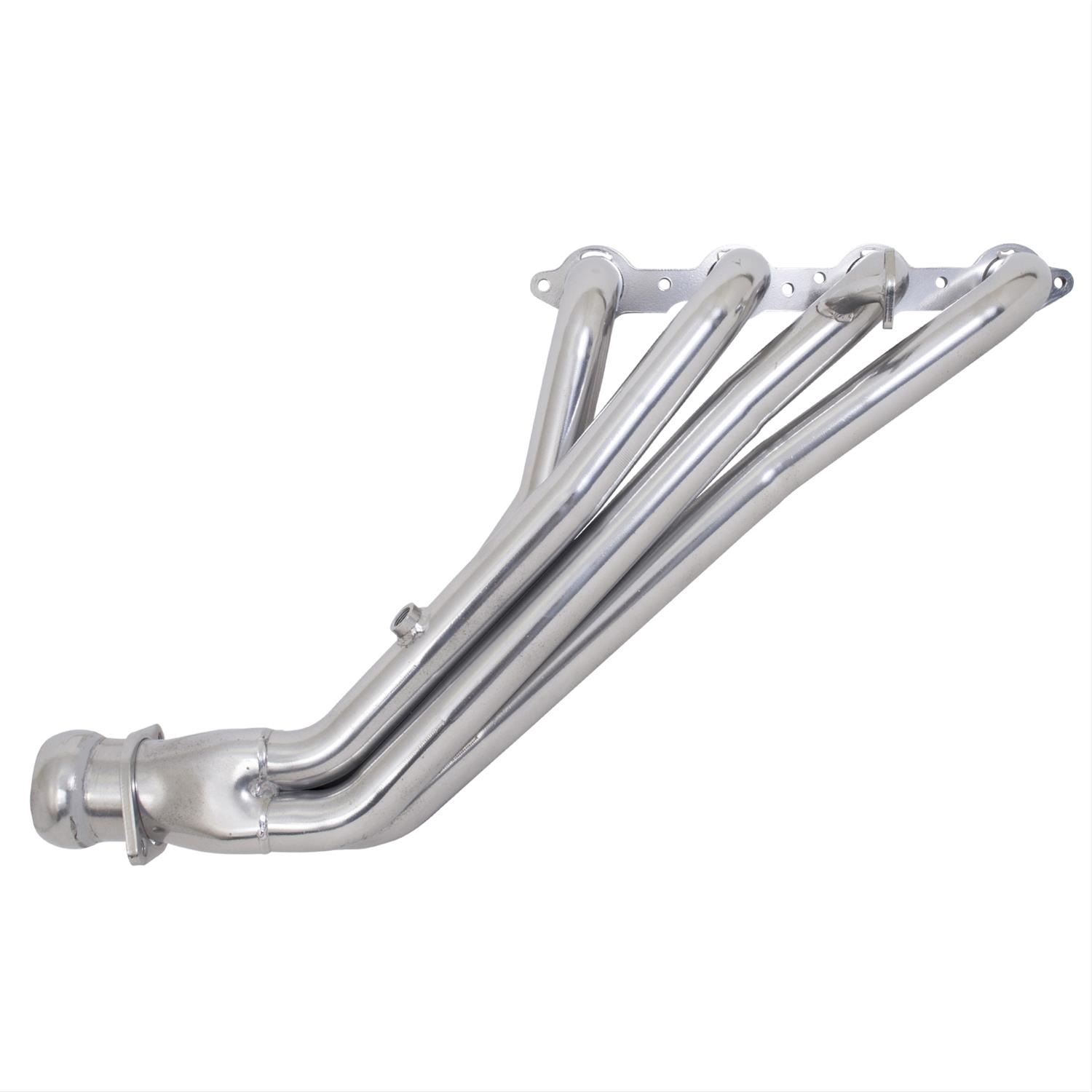 BBK Full-Length Headers 16140 Headers, Long Tube, Steel, Silver Ceramic Coated, Chevy, GMC, Kit thumbnail 5