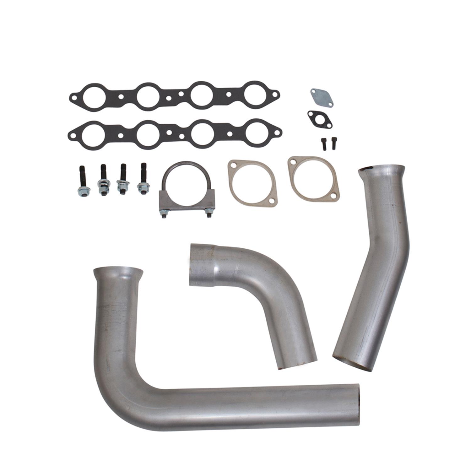 BBK Full-Length Headers 1614 Headers, Long Tube, Steel, Titanium Ceramic, Chevy, GMC, Kit thumbnail 3
