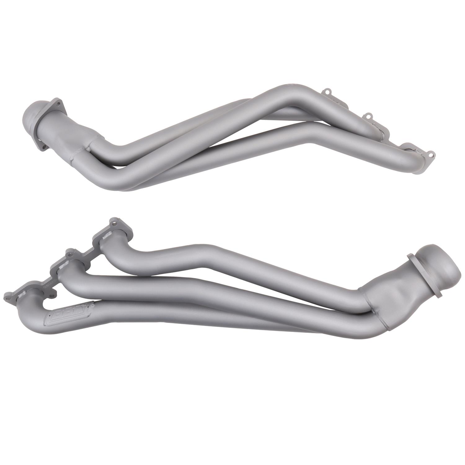 BBK Full-Length Headers 1642 Headers, Long Tube, Steel, Titanium Ceramic, Ford, 3.7L, Pair thumbnail 4
