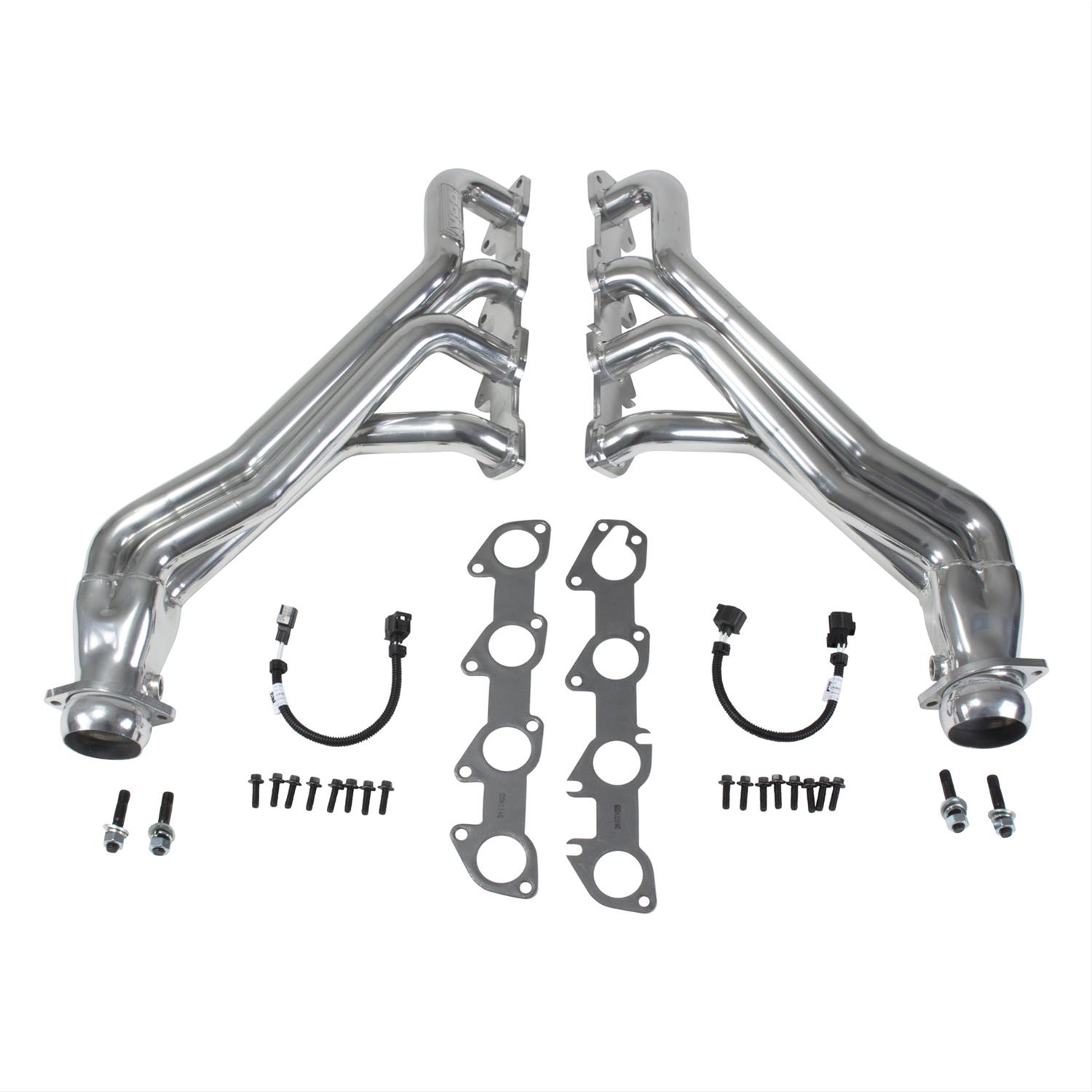 BBK Full-Length Headers 16470 Headers, Long Tube, Steel, Silver Ceramic Coated, 1.75 in. Primary, Chrysler, Dodge, 5.7L, 6.1L, Pair