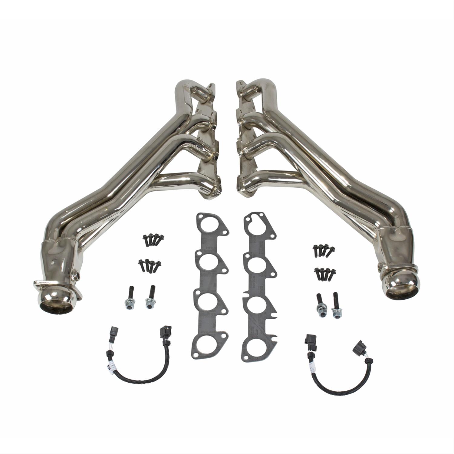 Chrysler 300 5.7L Hemi Magnum Challenger Chrome Finish BBK 4012 1-3//4 Shorty Tuned Length Performance Exhaust Headers for Dodge Charger