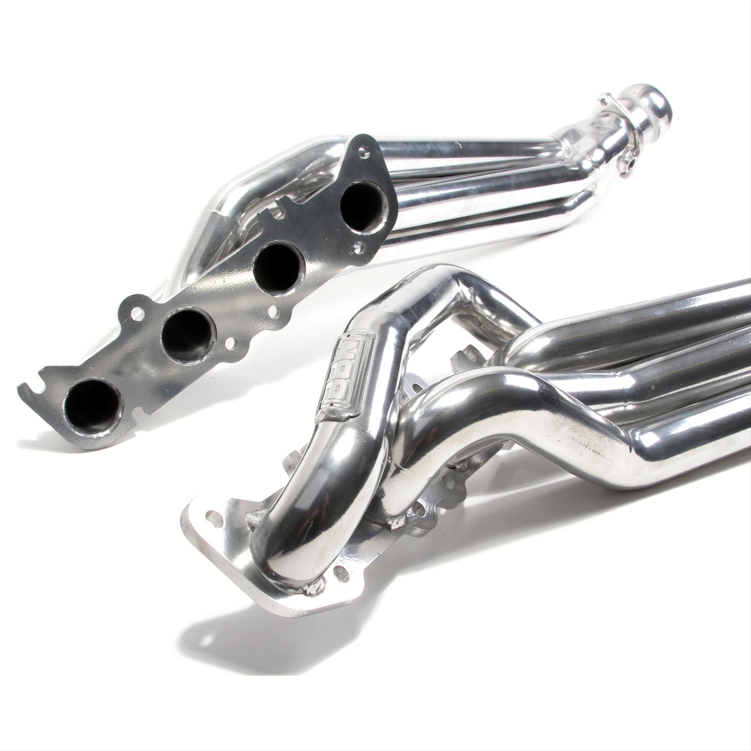 BBK Full-Length Headers 18560 Headers, Long Tube, Steel, Silver Ceramic Coated, Ford, 5.0L, Pair thumbnail 3