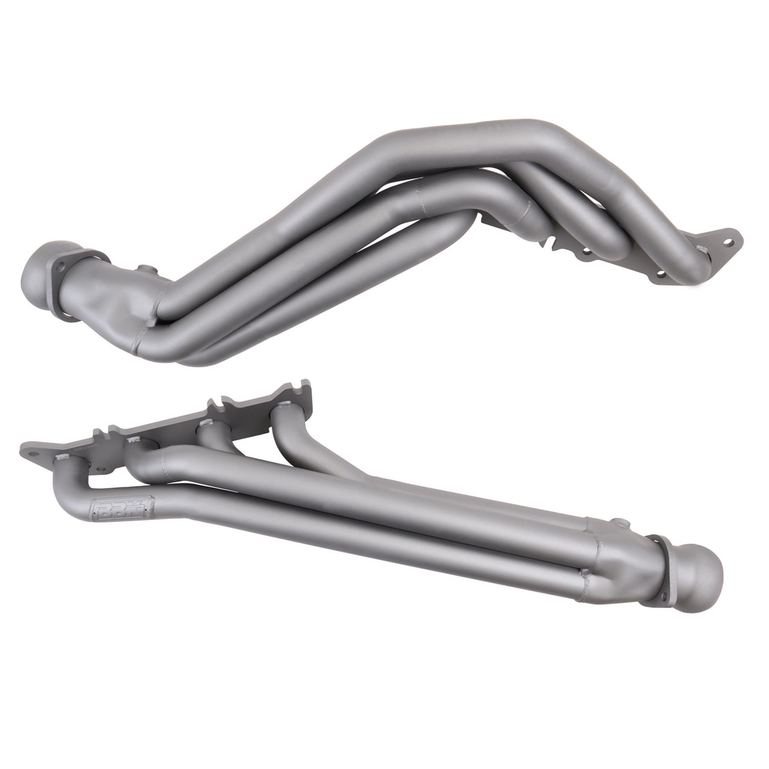 BBK Full-Length Headers 1947 Headers, Long Tube, Steel, Titanium Ceramic Coated, 1 3/4 in. Primary Tube O.D., Ford, 5.0L, Pair thumbnail 2