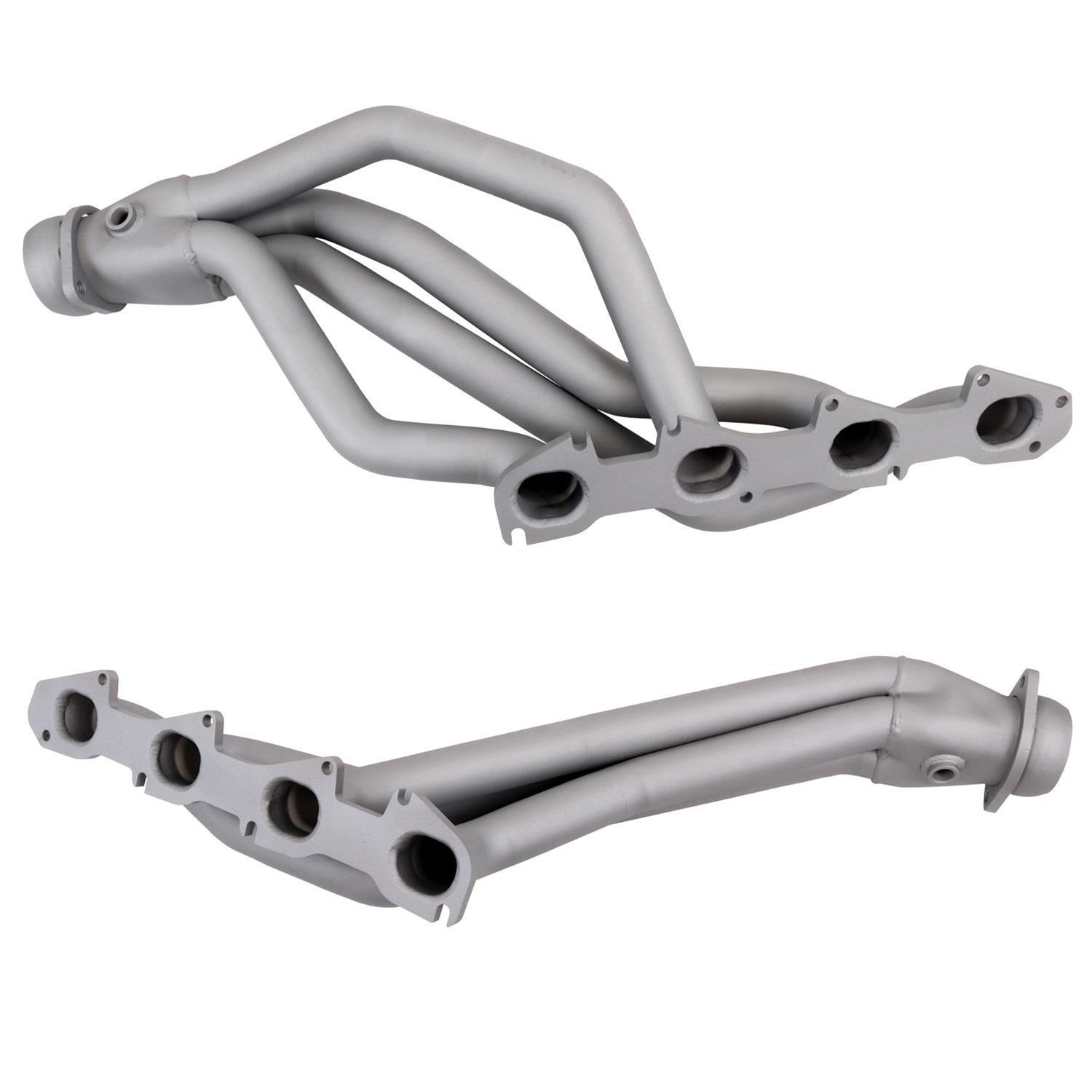 BBK Full-Length Headers 1950 Headers, Full-Length, Long Tube One-piece, Steel, Titanium Ceramic Coated, 1 3/4 in. Primary Tube O.D., Dodge, Ram, 5.7L, Pair thumbnail 5