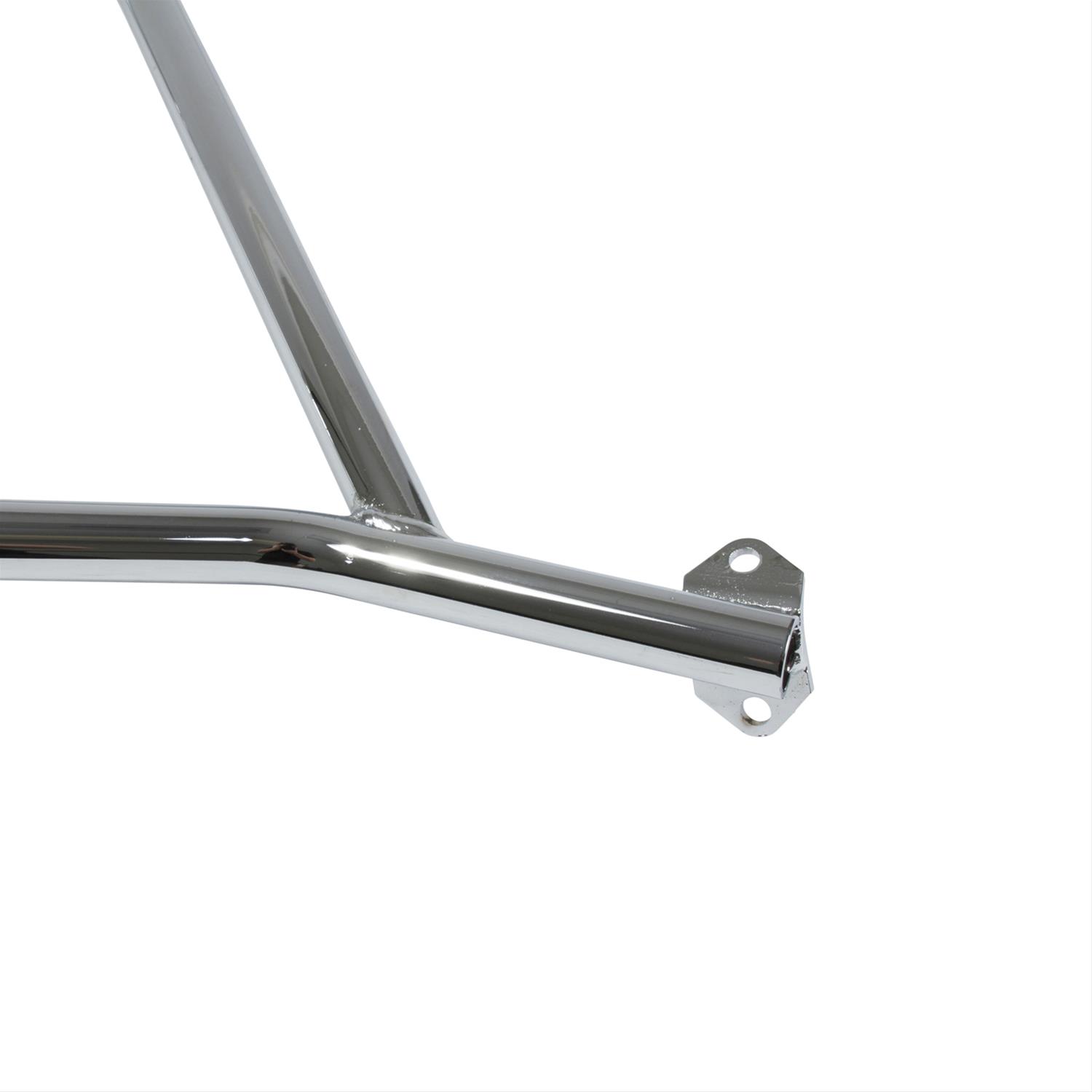 BBK Gripp Tubular Strut Tower Braces for 1986-1993 MUSTANG - 25040 Brace, Front Upper, Steel, Chrome, Ford, Each thumbnail 5