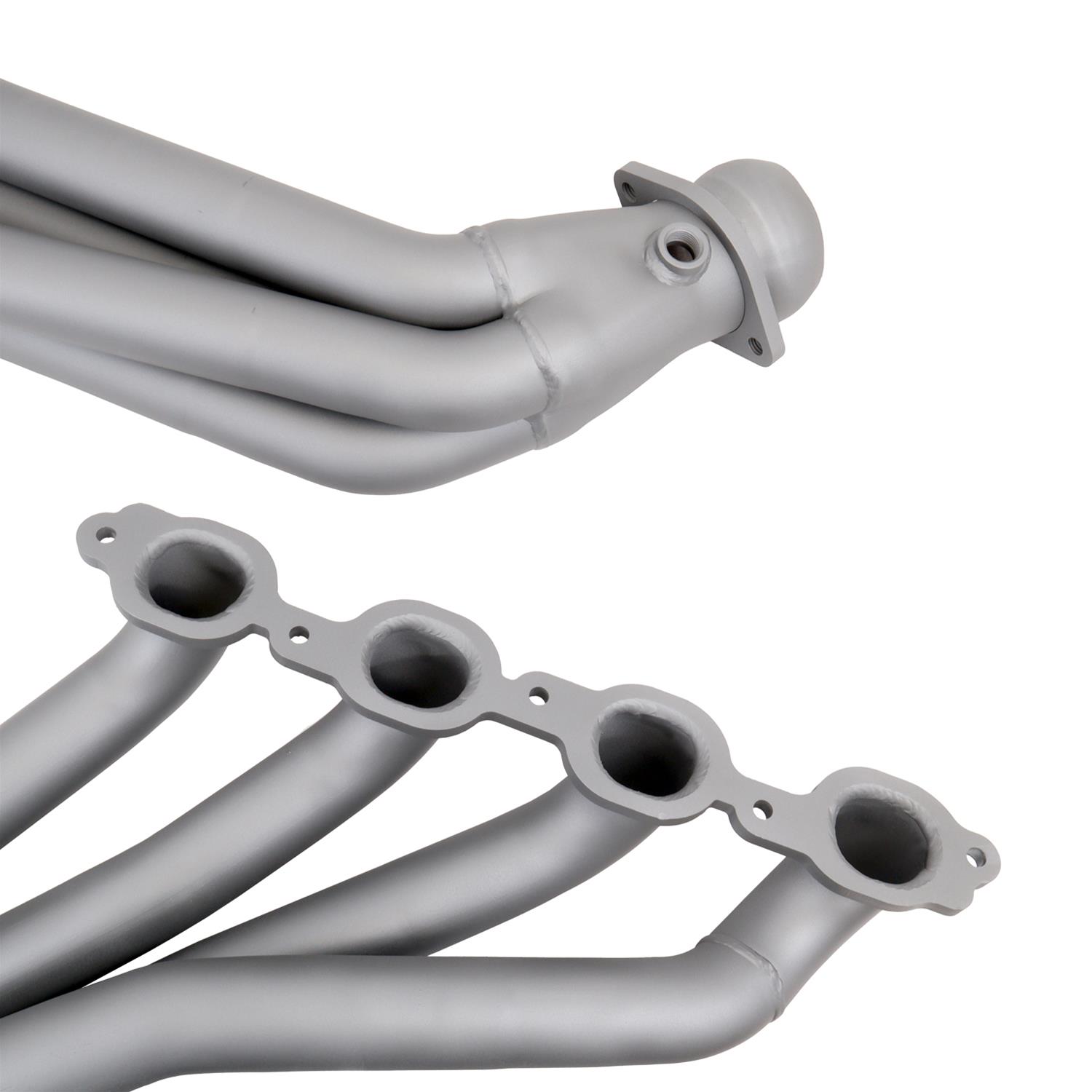 BBK Full-Length Headers 4044 Headers, Long Tube, Steel, Titanium Ceramic Finish, Chevy, 6.2L, Pair thumbnail 2