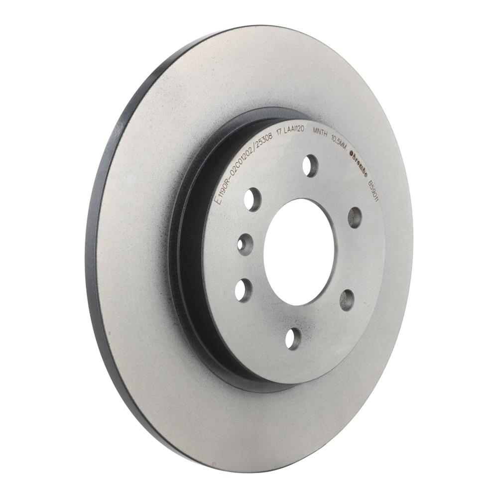 Brembo Prime UV Coated Brake Rotors 08.B590.11 Rotor, Brembo, Solid, Solid Surface, 11.81 in. Diameter, Iron, UV-Coated, Buick, Each thumbnail 4