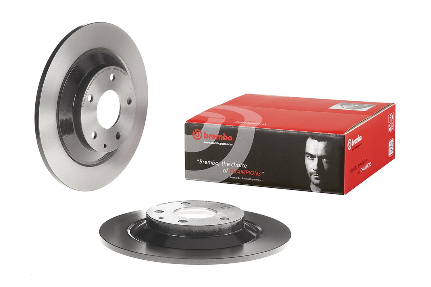 Brembo 08.C425.11 Brembo Prime UV Coated Brake Rotors | Summit Racing