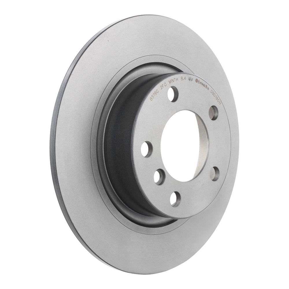 Brembo Premium UV Coated Brake Rotors 08.D180.11 Rotor, Brembo, Solid, Solid Surface, 11.61 in. Diameter, Iron, UV-Coated, Mini Cooper, Each thumbnail 5