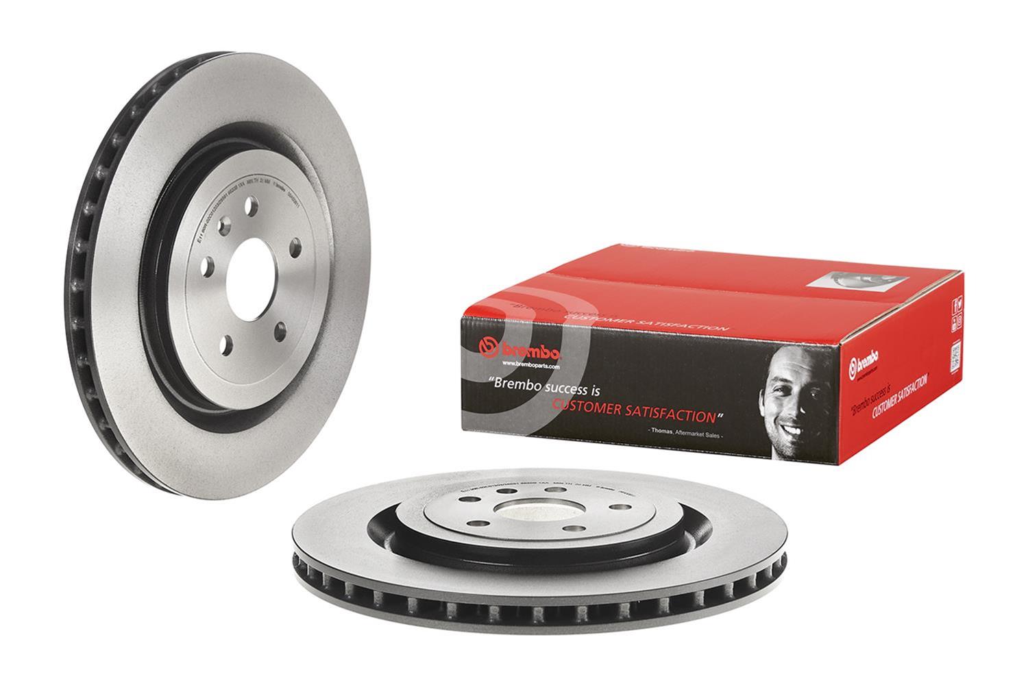 Brembo 09N33211 Brembo Premium UV Coated Brake Rotors | Summit Racing 