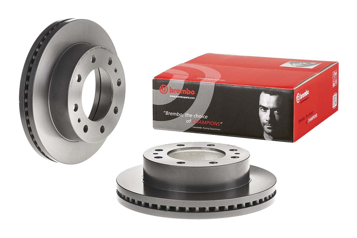 Brembo 09.9022.11 Brembo Premium UV Coated Brake Rotors | Summit  