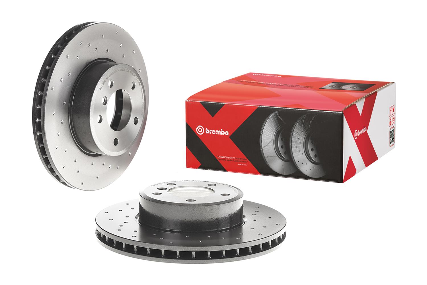 Brembo 09.9172.1X Brembo Xtra Drilled Performance Rotors | Summit