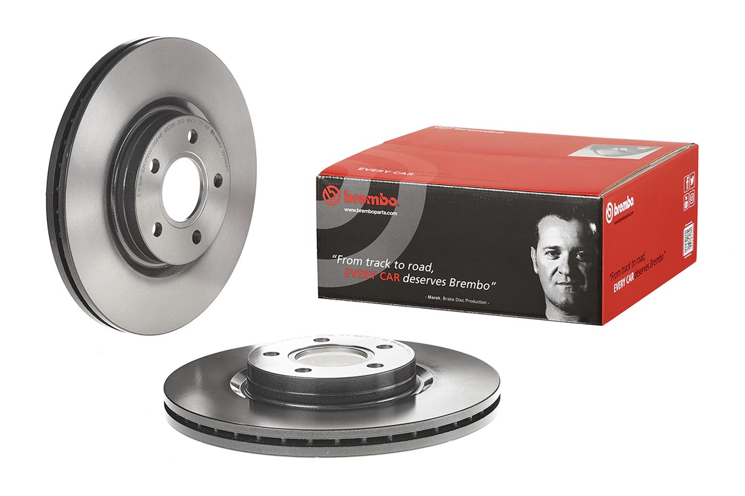 Brembo 09.9468.11 Brembo Premium UV Coated Brake Rotors | Summit Racing