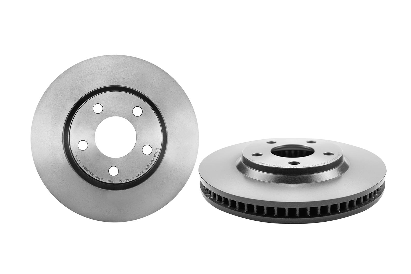 Brembo 09.A052.11 Brembo Premium UV Coated Brake Rotors Summit Racing