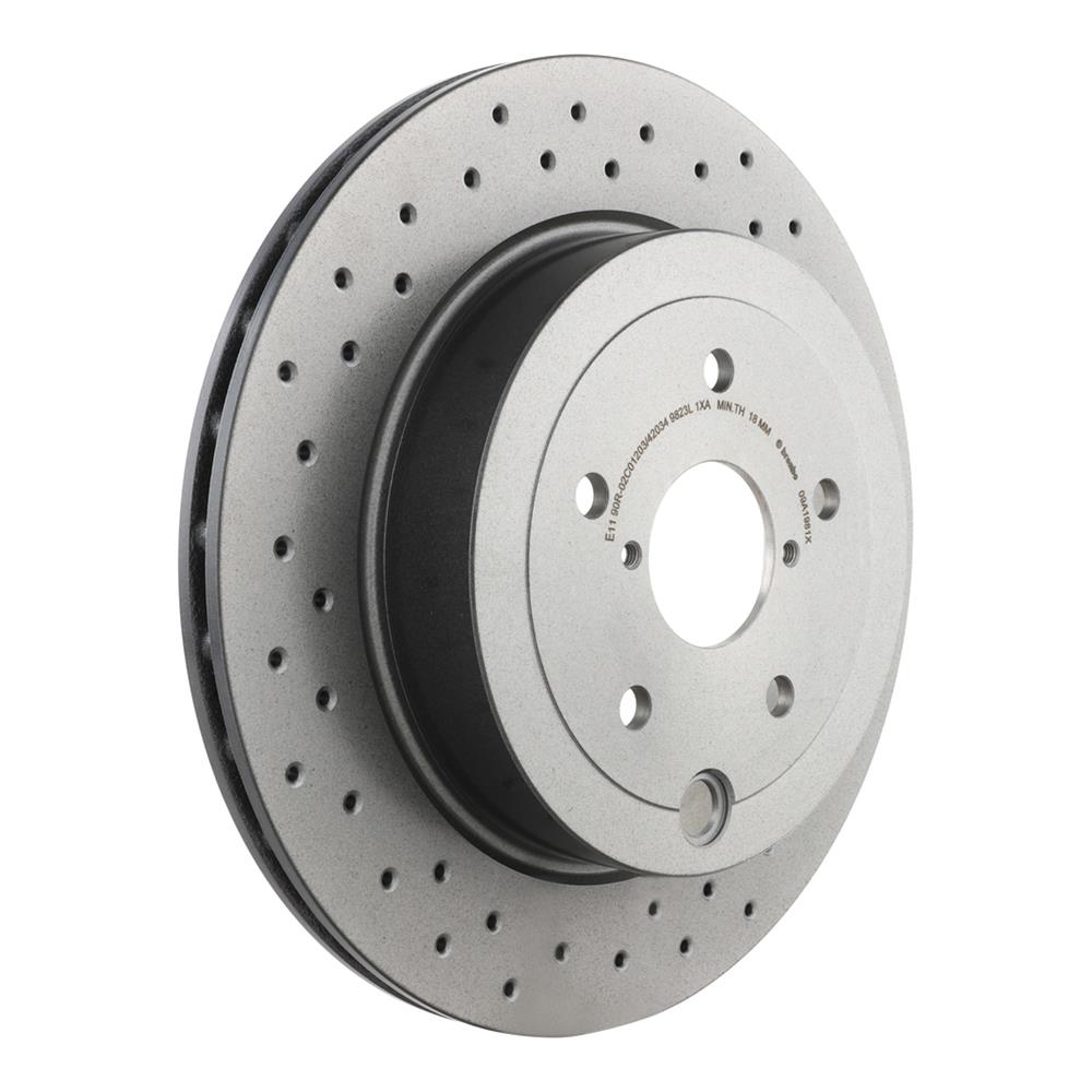 Brembo 09.A198.1X Brembo Xtra Drilled Performance Rotors | Summit