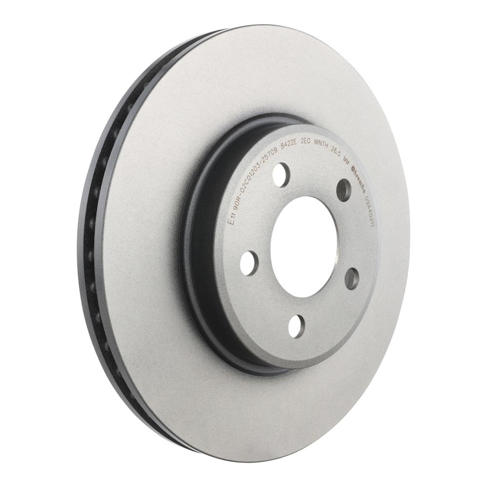 PRIME UV Coated Front Disc Brake Rotor 09.D027.11