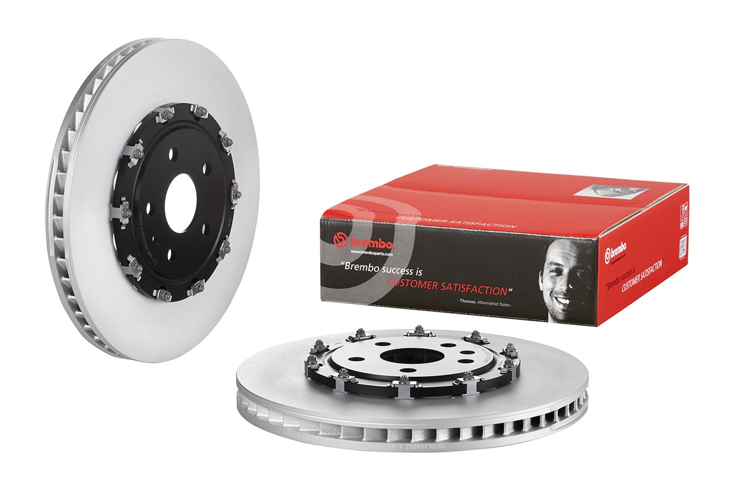 Brembo 09.A665.13 Brembo Premium UV Coated Brake Rotors Summit Racing