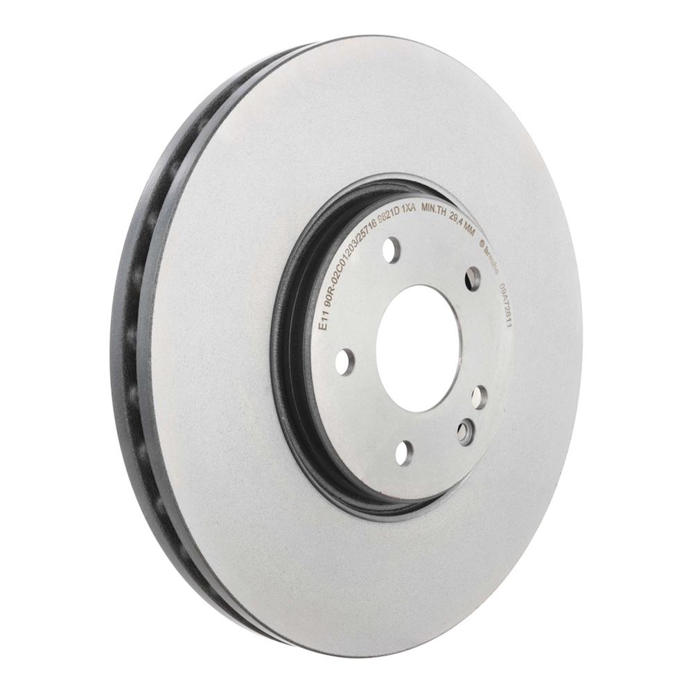 Brembo Prime UV Coated Brake Rotors for 2005-2006 CROSSFIRE, 2000-2002 E430, 2002-2004 SLK32 AMG - 09.A726.11 Rotor, Brembo, Vented, Solid Surface, 12.99 in. Diameter, Iron, UV-Coated, Chrysler, Each thumbnail 5