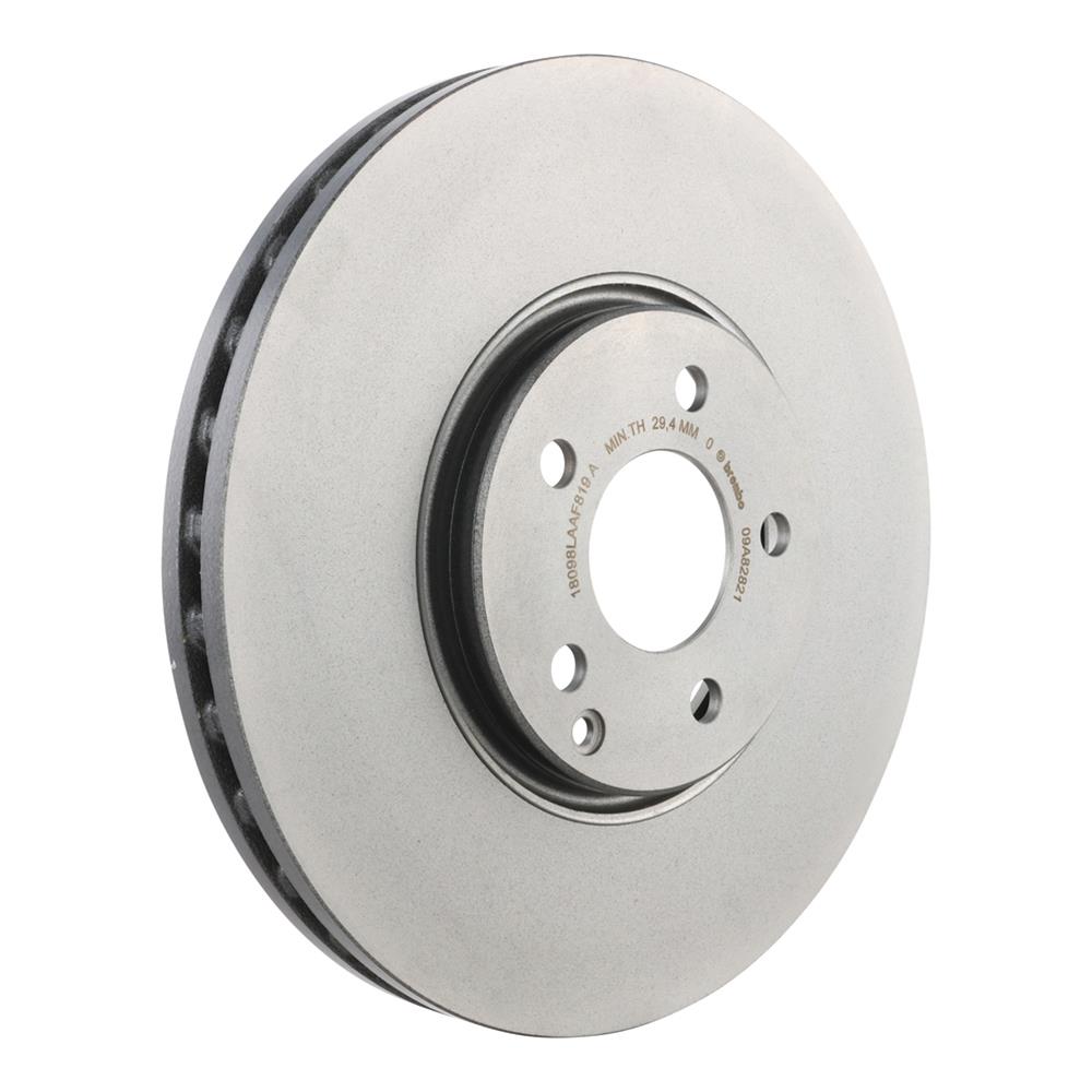 Brembo Premium UV Coated Brake Rotors 09.A828.21 Rotor, Brembo, Vented, Solid Surface, 12.99 in. Diameter, Iron, UV-Coated, Mercedes-Benz, Each thumbnail 5