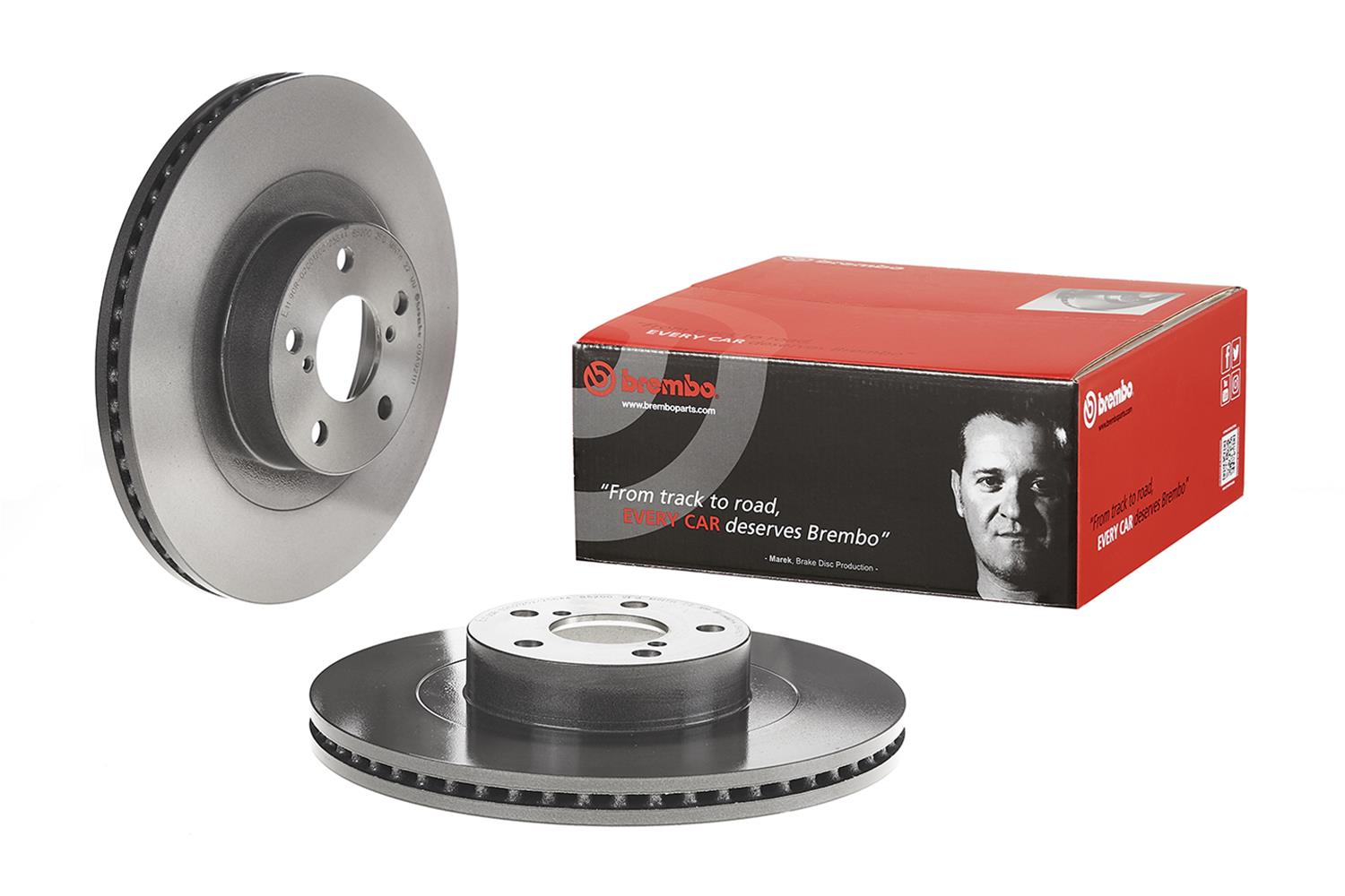 Brembo 09.A921.11 Brembo Prime UV Coated Brake Rotors | Summit Racing